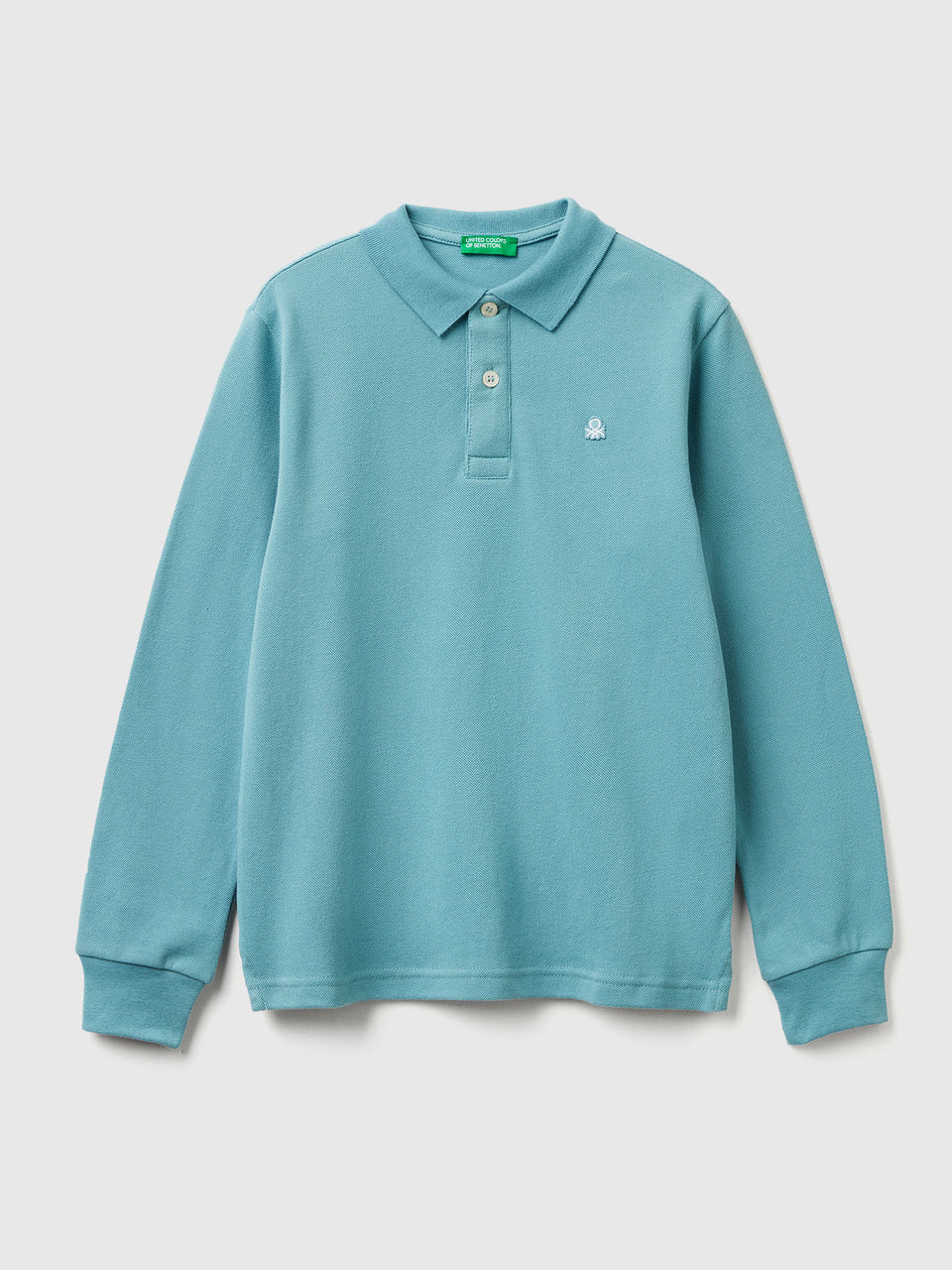 Polo de manga comprida em algodão  - ucb_image_FS