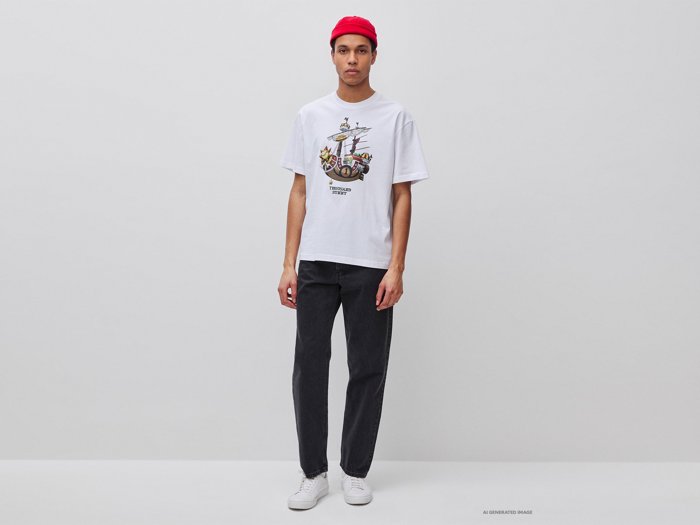 T-shirt com estampa One Piece - ucb_image_FY