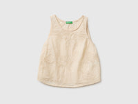 Tank top with floral embroidery - ucb_image_FS