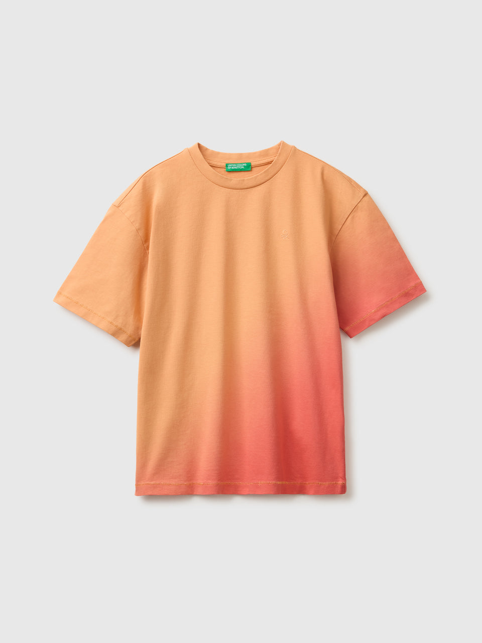 Dip dye effect T-shirt with print - ucb_image_FS