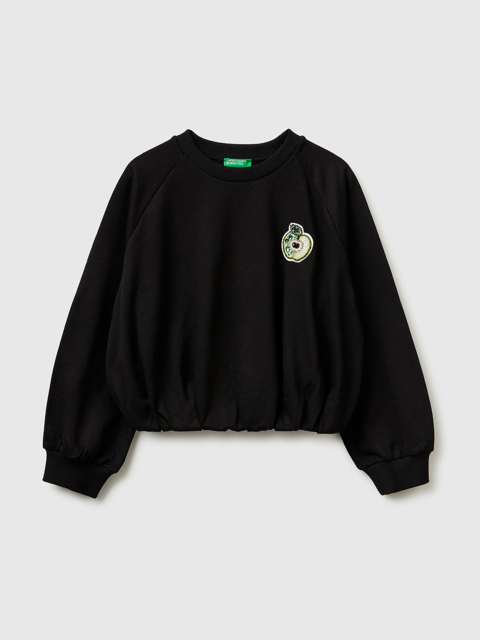 Oversized sweatshirt with jewel patch - ucb_image_FS