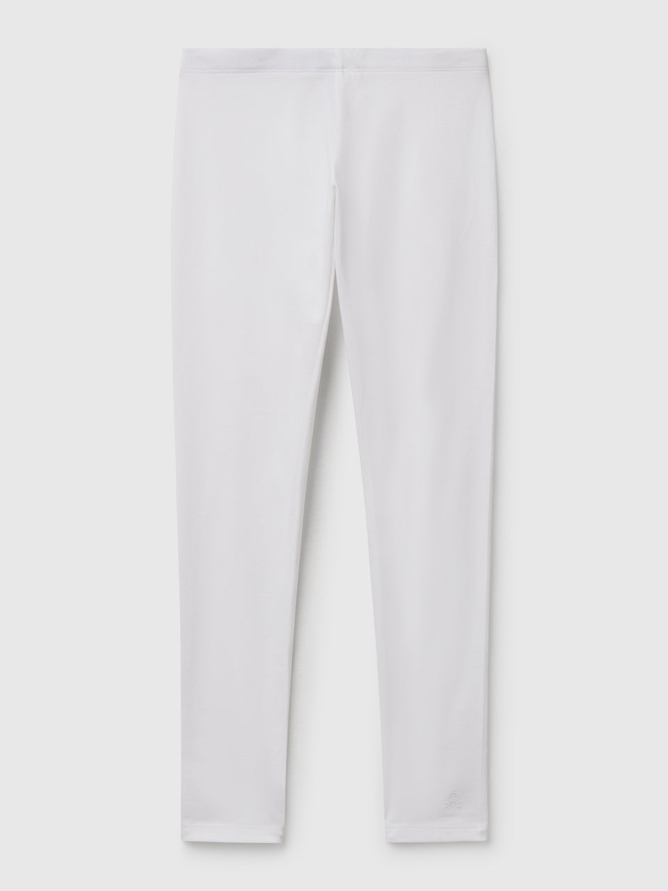 Stretch cotton leggings with logo - ucb_image_FS