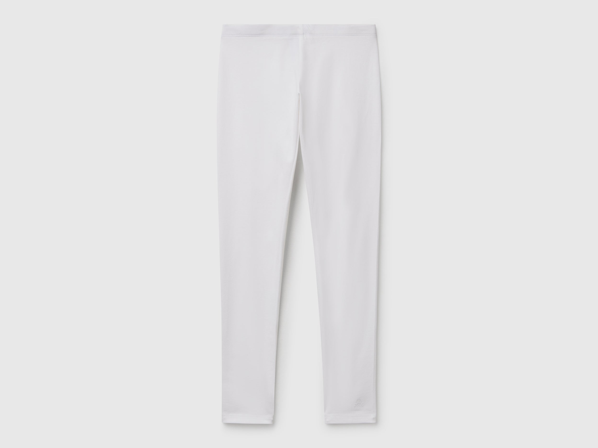 Stretch cotton leggings with logo - ucb_image_FS