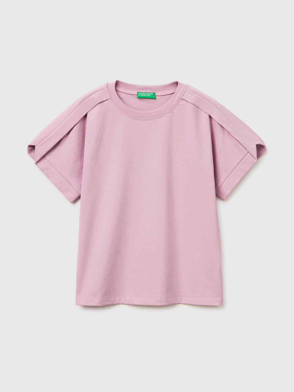 T-shirt with pleat on the shoulders - ucb_image_FS
