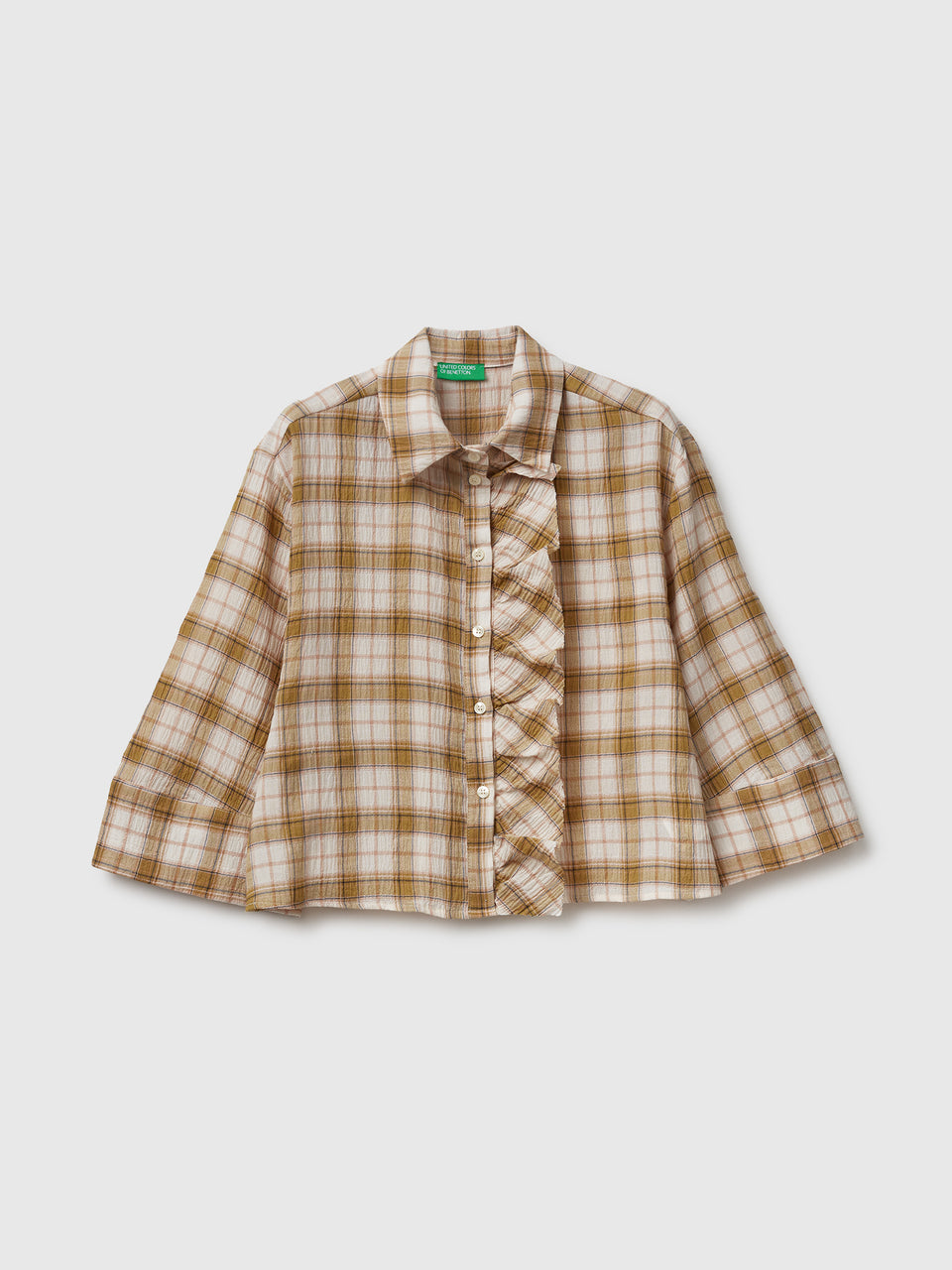 Camisa aos quadrados com folhos - ucb_image_FS