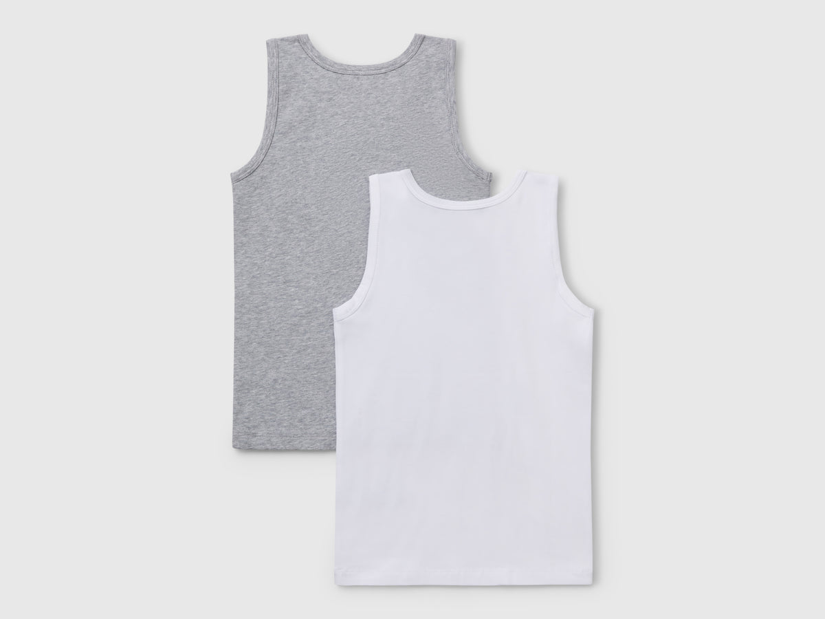 Duas t-shirts sem mangas em algodão orgânico stretch - ucb_image_BS