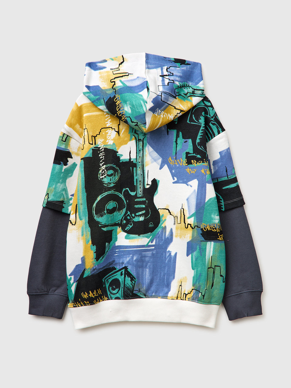 Oversized printed sweatshirt - ucb_image_BS