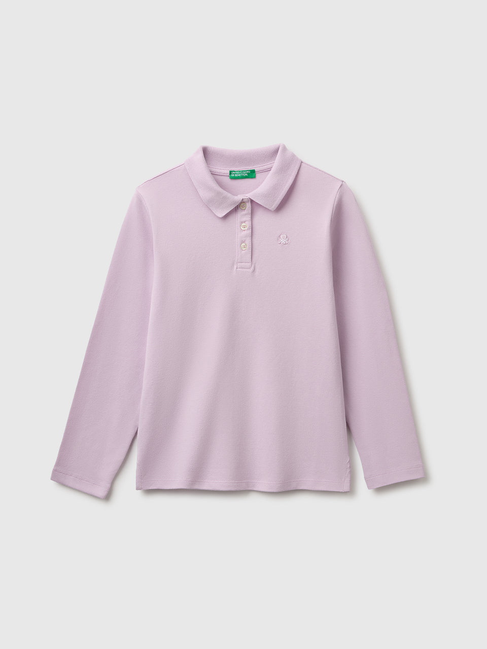 Polo de manga comprida em algodão - ucb_image_FS