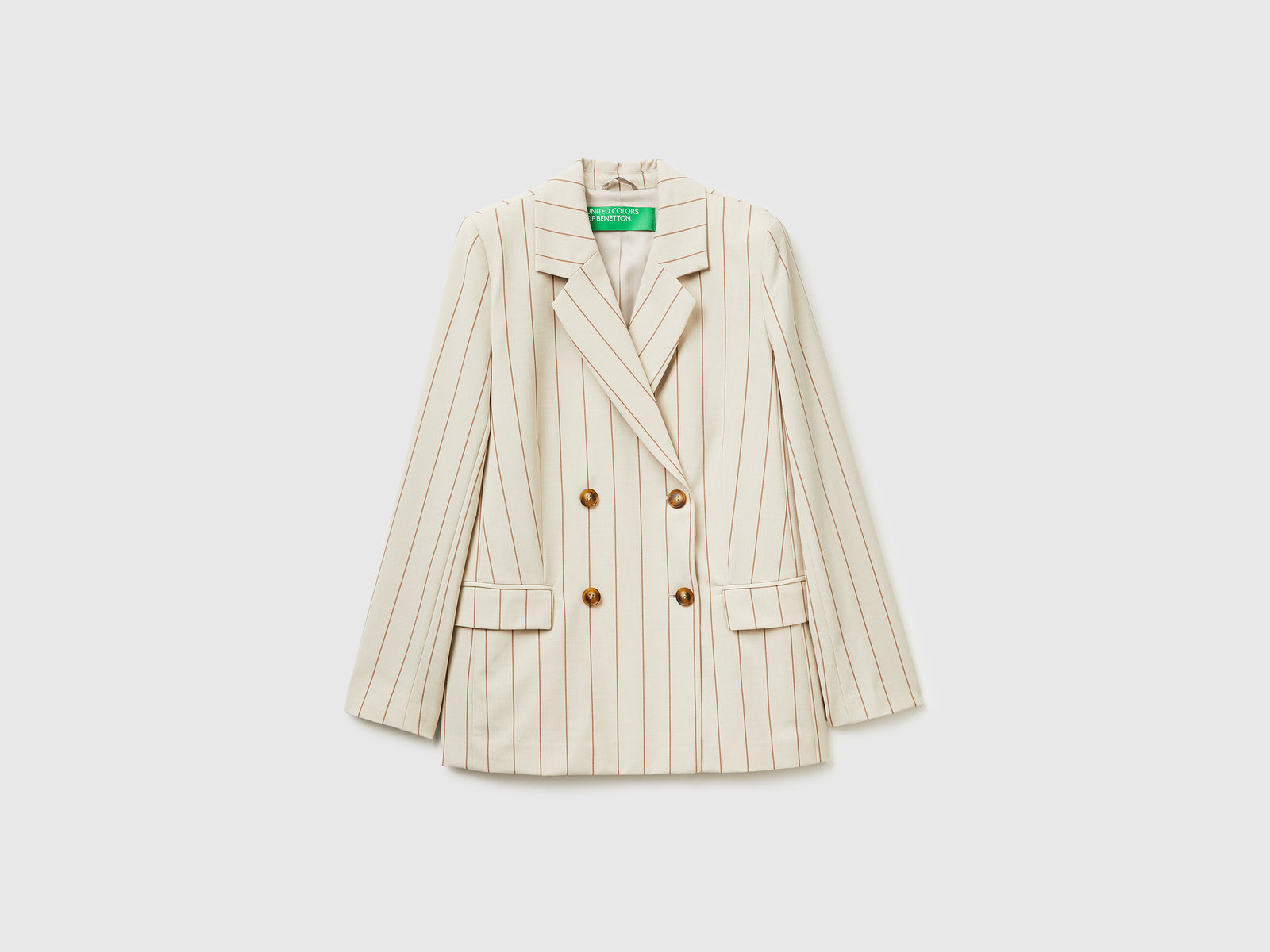 Double-breasted pinstriped jacket - ucb_image_FS