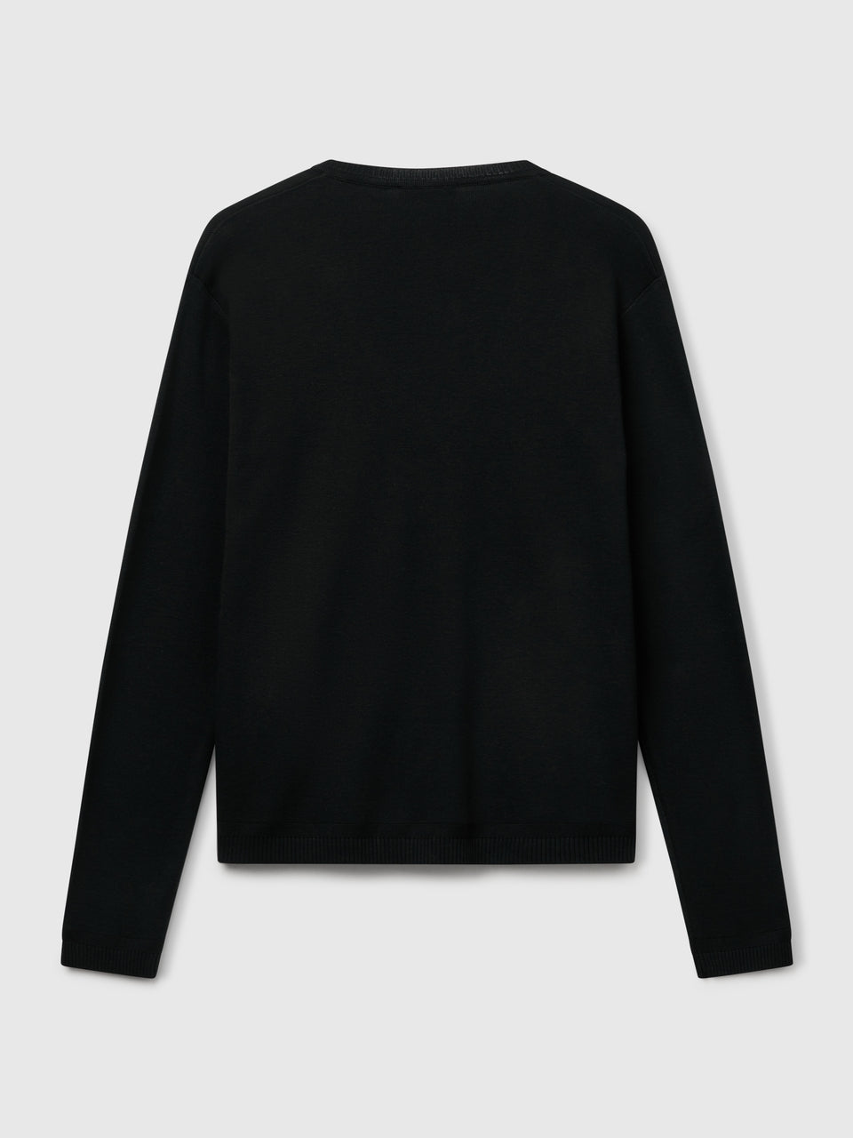 Camisola com decote em V em algodão puro - ucb_image_BS