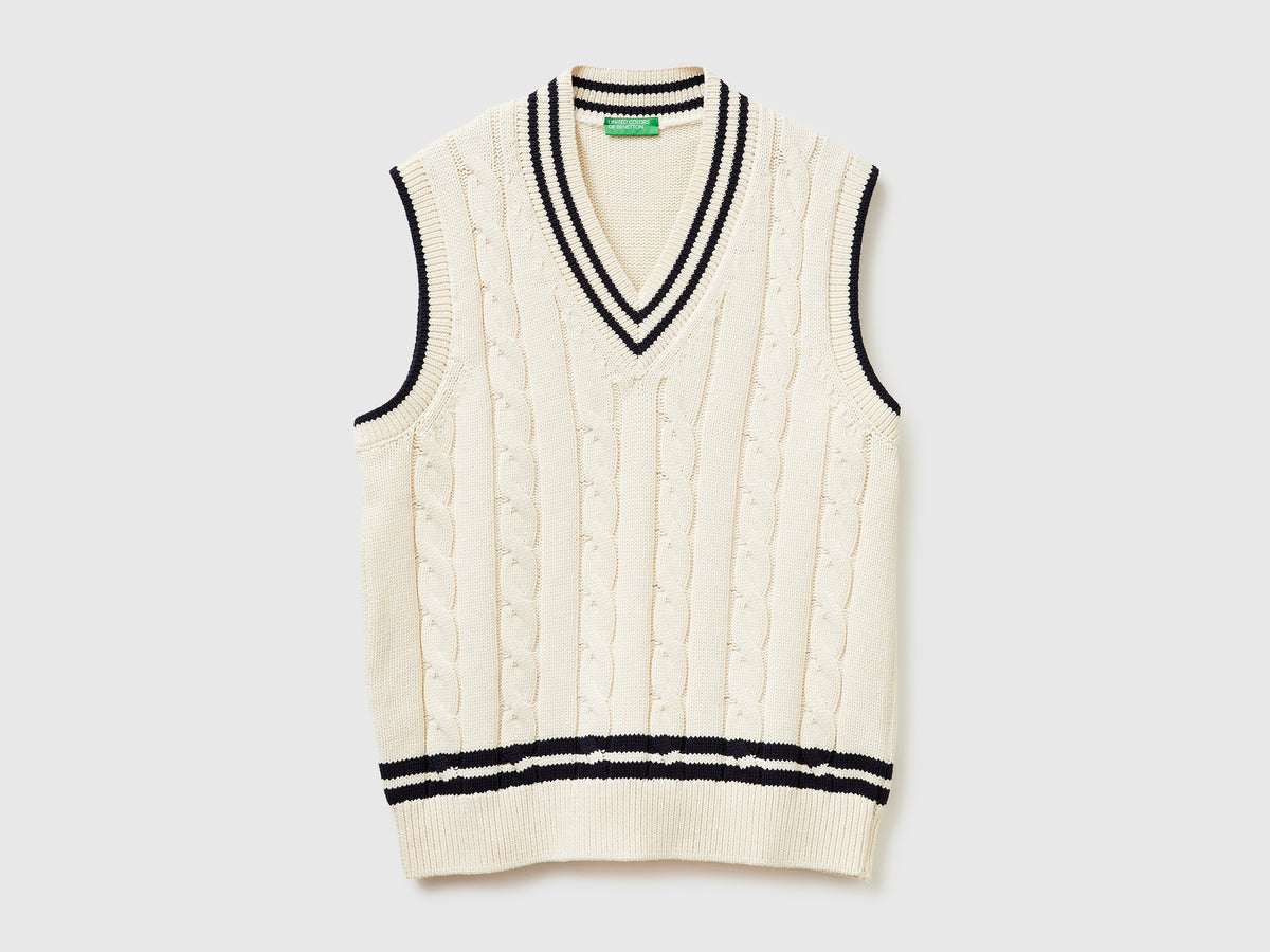 V-neck vest with braids - ucb_image_FS