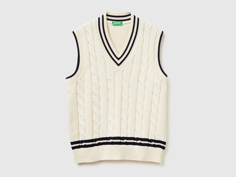 V-neck vest with braids - ucb_image_FS