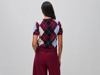 Camisola de manga curta aos losangos - ucb_image_B