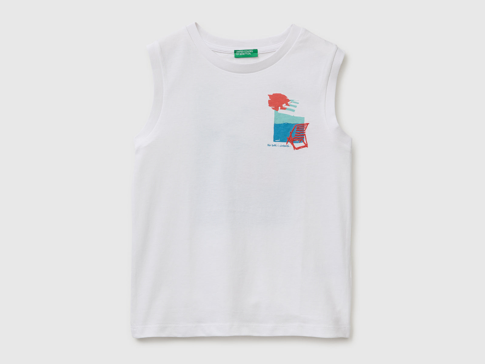 Tank top with print and embroidery - ucb_image_FS