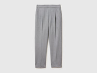 Regular fit trousers with crease - ucb_image_FS