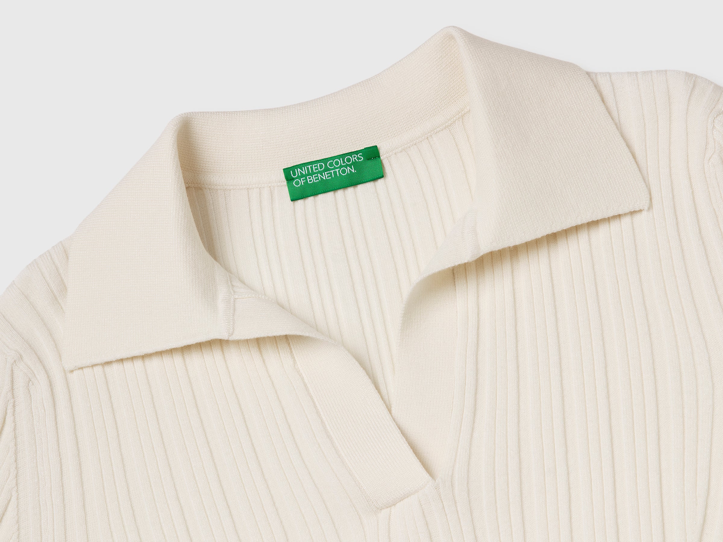 Camisola canelada com gola polo - ucb_image_DS1