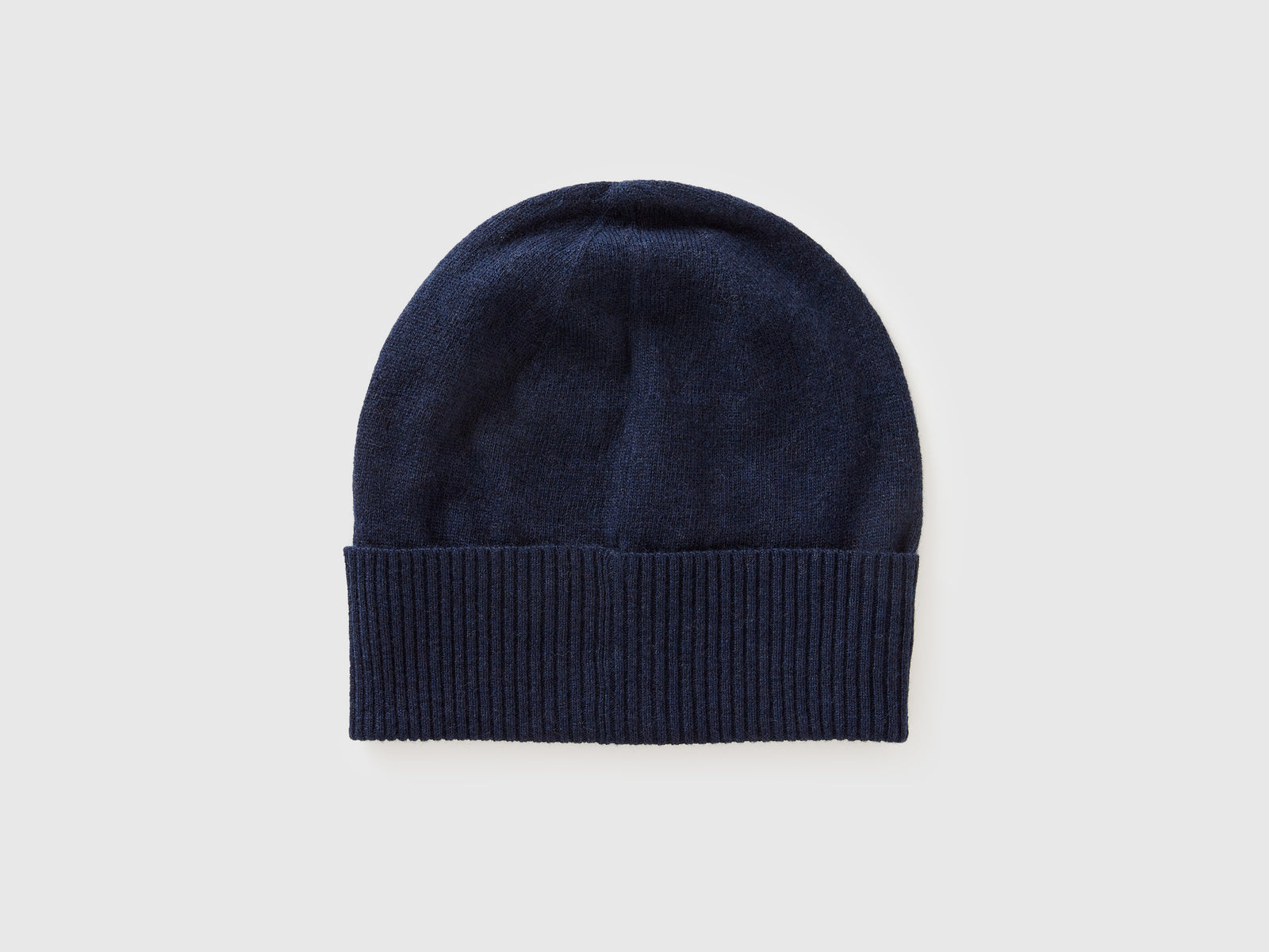 Gorro azul-escuro em pura lã Merino - ucb_image_BS