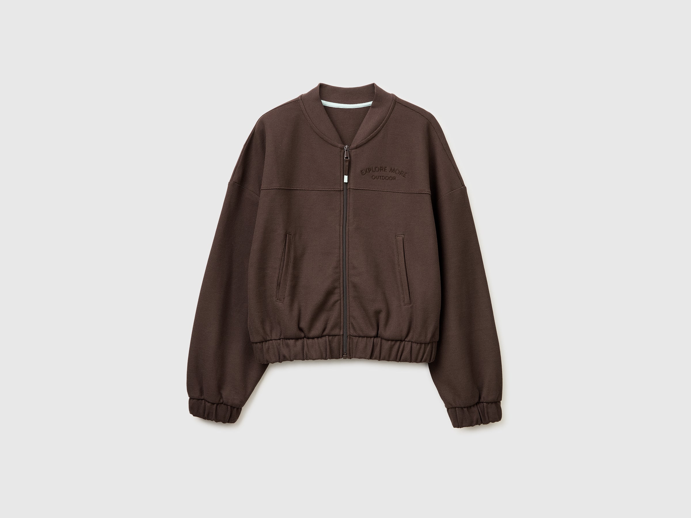 Bomber-style sweatshirt with embroidery - ucb_image_FS