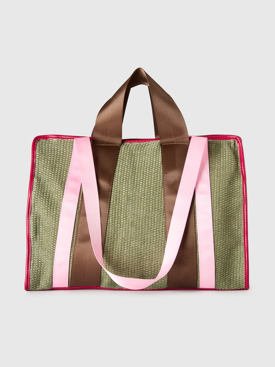 Maxi tote bag in raffia - ucb_image_FS