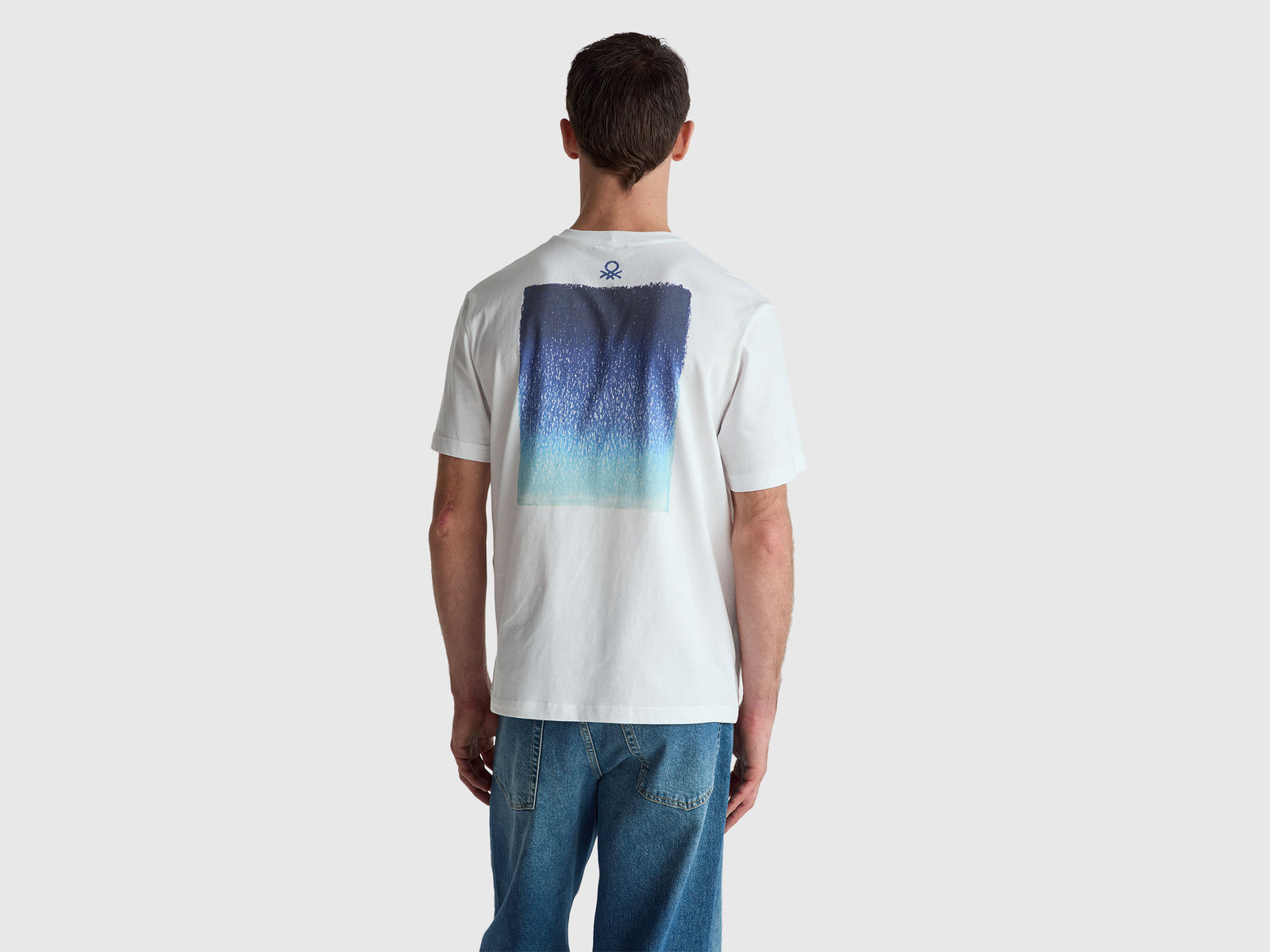 T-shirt relaxed fit com estampa à frente e atrás - ucb_image_B