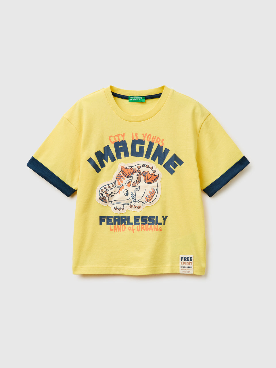 Organic cotton T-shirt with print - ucb_image_FS
