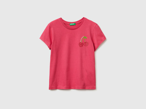 T-shirt with glitter print - ucb_image_FS