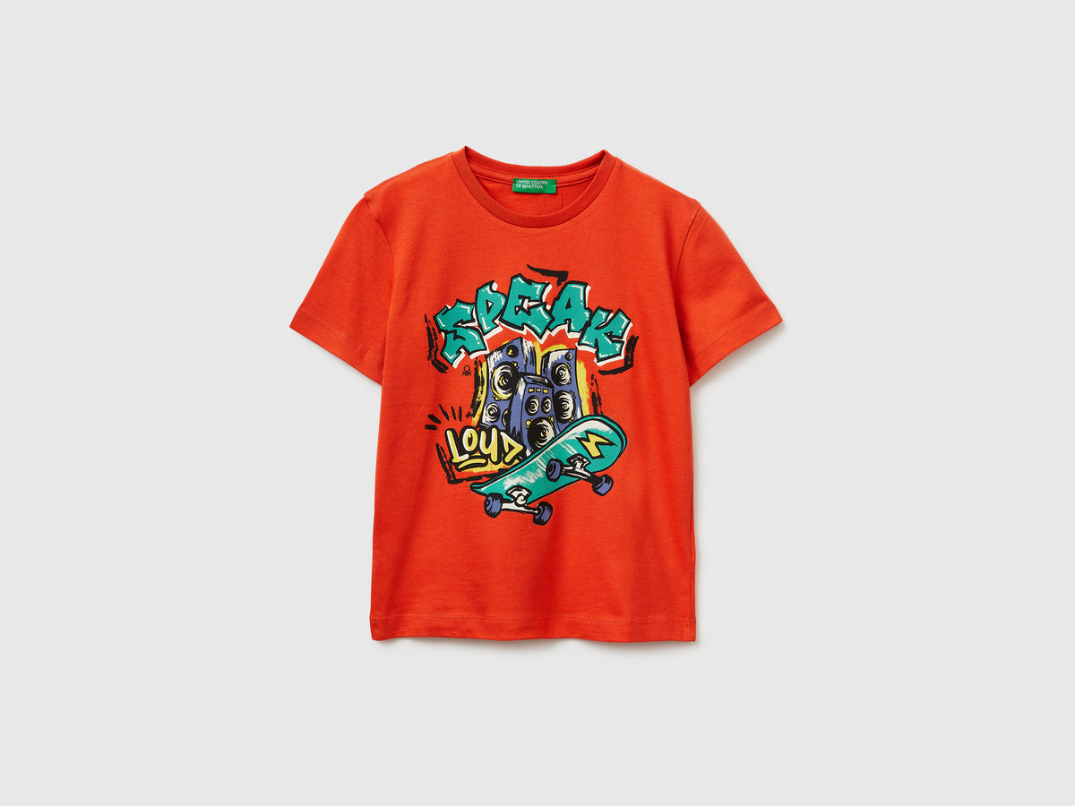 Crew neck T-shirt with print - ucb_image_FS