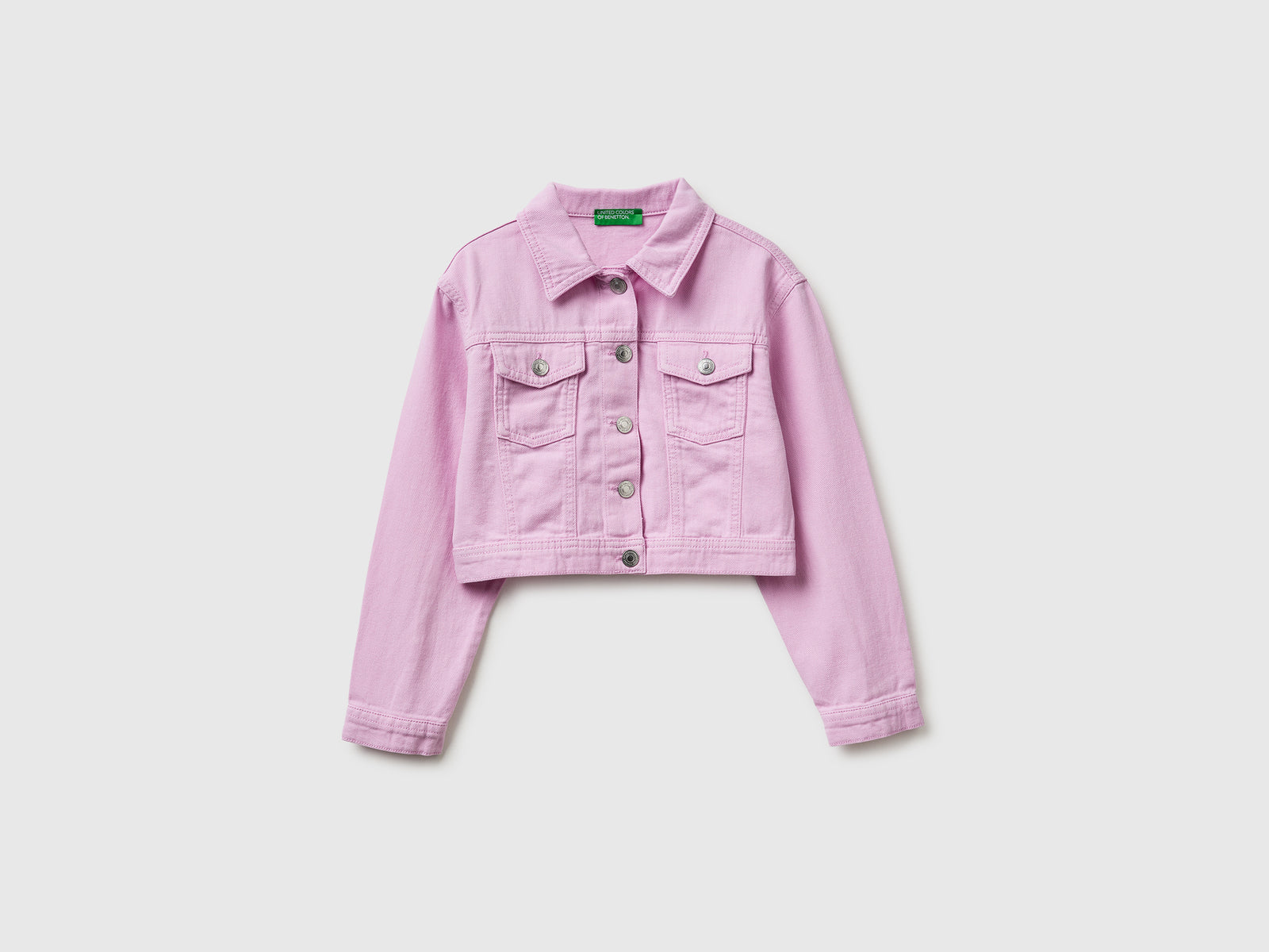 Cropped cotton jacket - ucb_image_FS