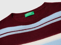 Camisola às riscas em mistura de lã e alpaca - ucb_image_DS1