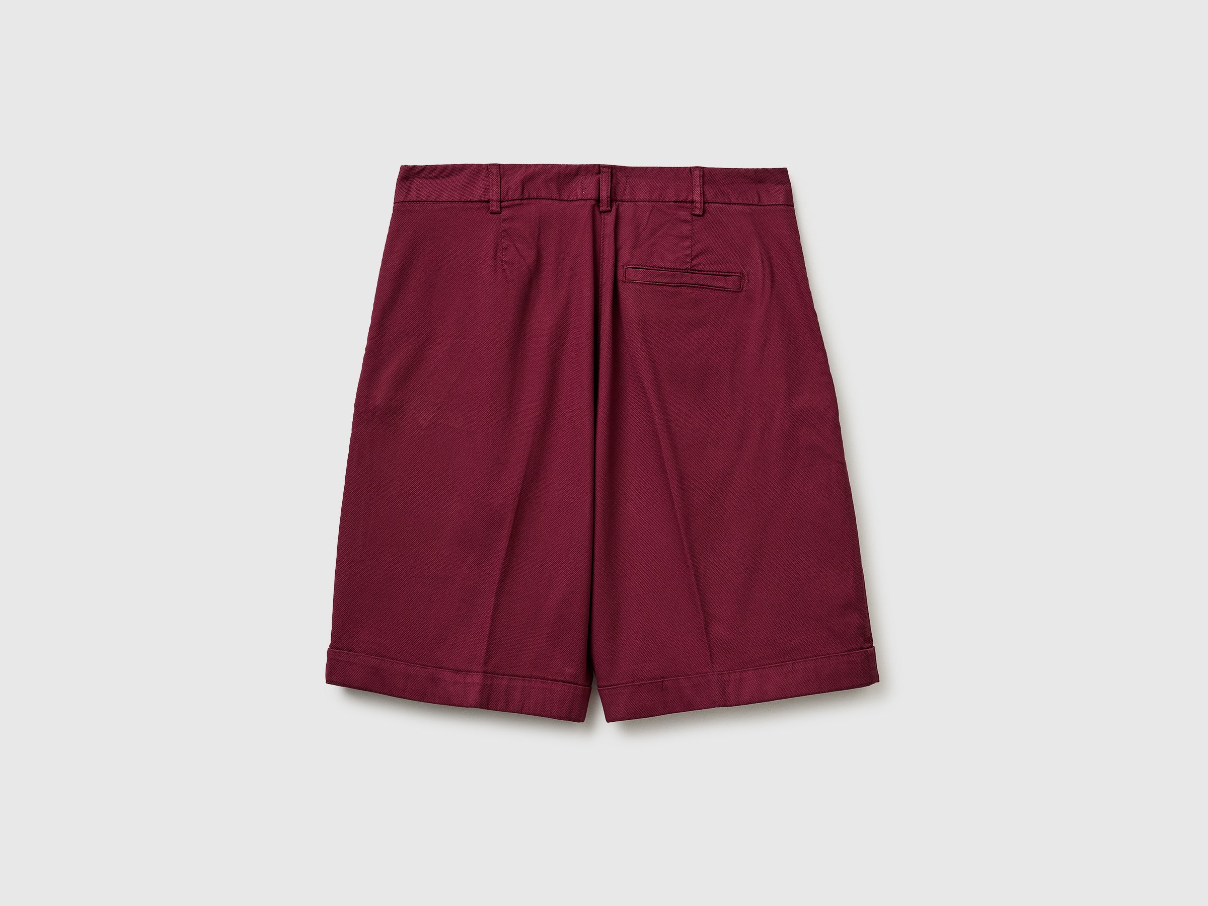Regular fit Bermuda shorts with turn-ups - ucb_image_BS