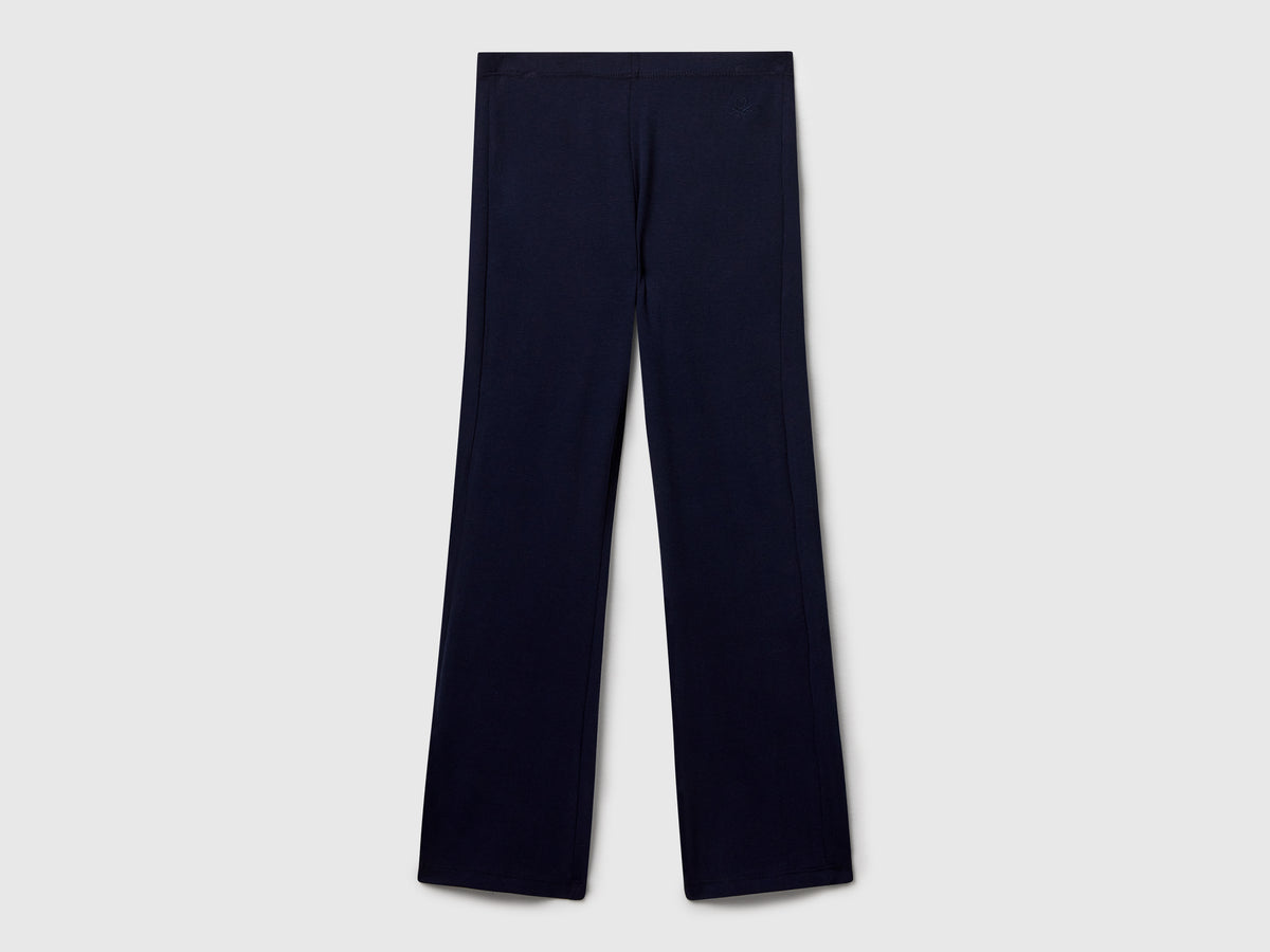 Leggings à boca-de-sino em algodão stretch - ucb_image_FS