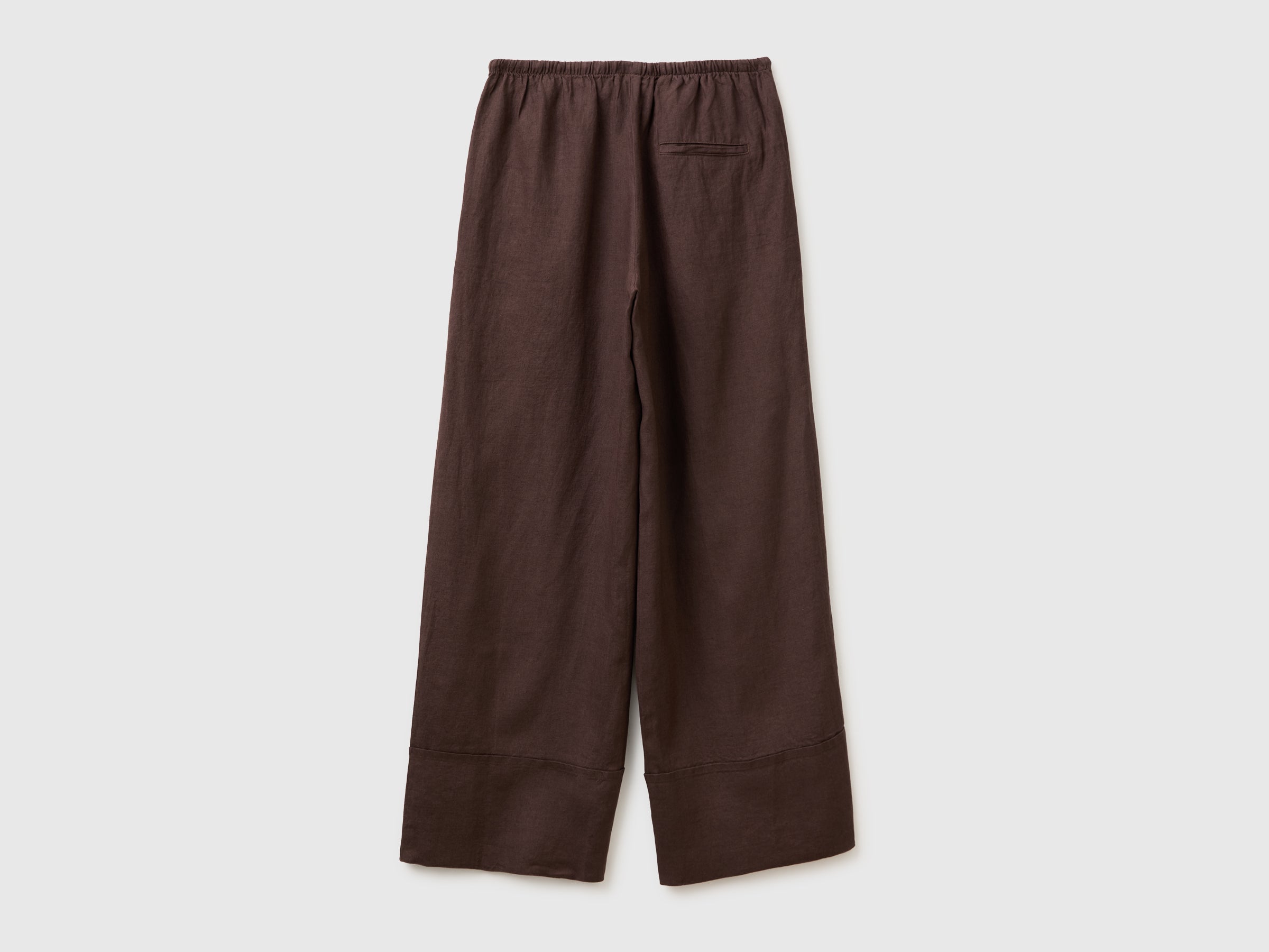 100% linen cuffed trousers - ucb_image_BS