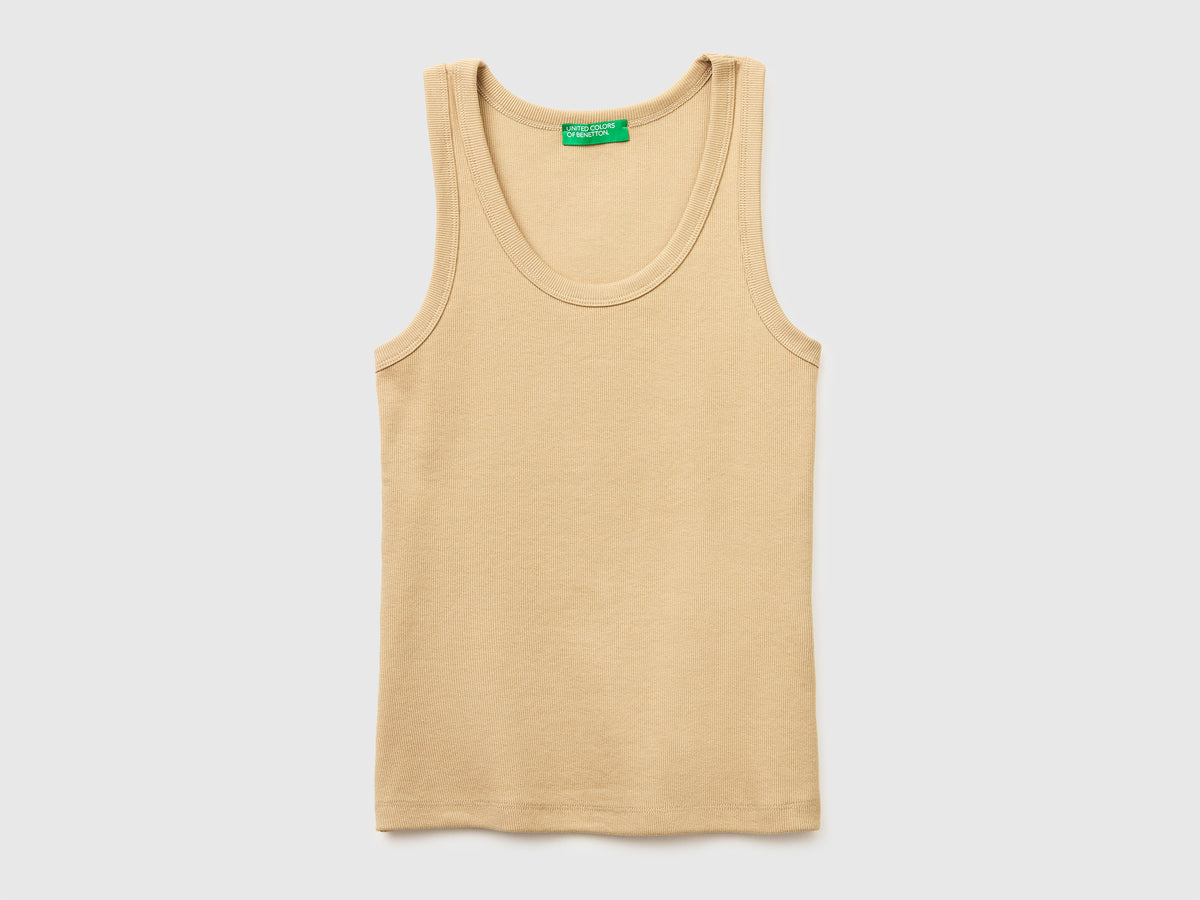 Wide-neck ribbed tank top - ucb_image_FS