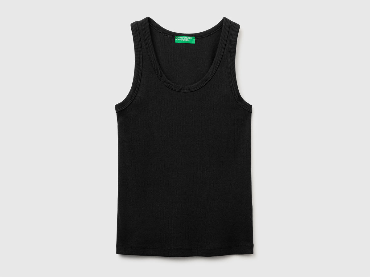 Wide-neck ribbed tank top - ucb_image_FS