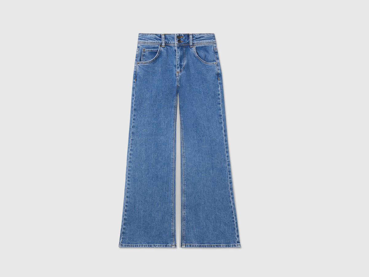 Jeans flare fit lavagem clara - ucb_image_FS