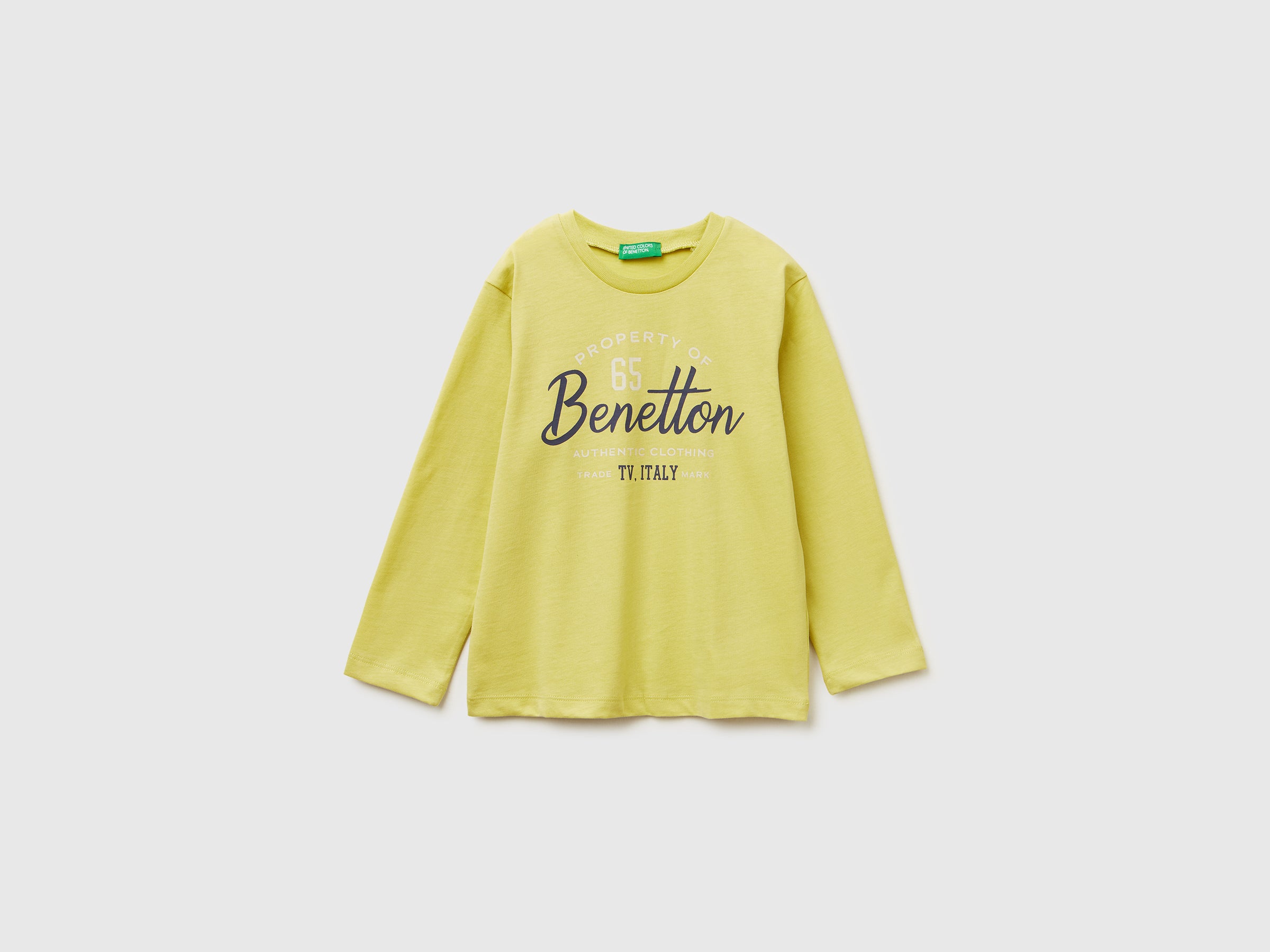 T-shirt de gola redonda em algodão quente - ucb_image_FS