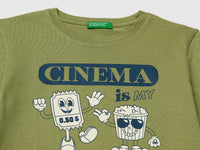 Crew neck T-shirt with print - ucb_image_DS1