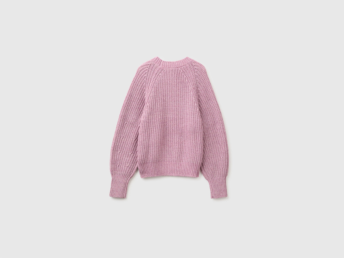 Camisola mélange em mistura de algodão e lã - ucb_image_BS
