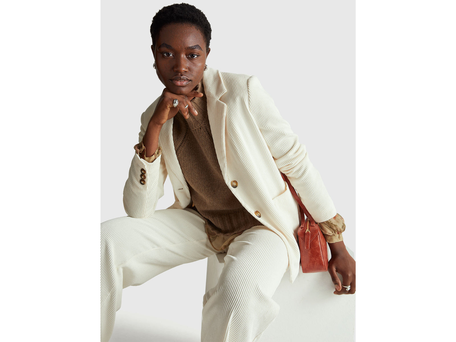 Corduroy blazer