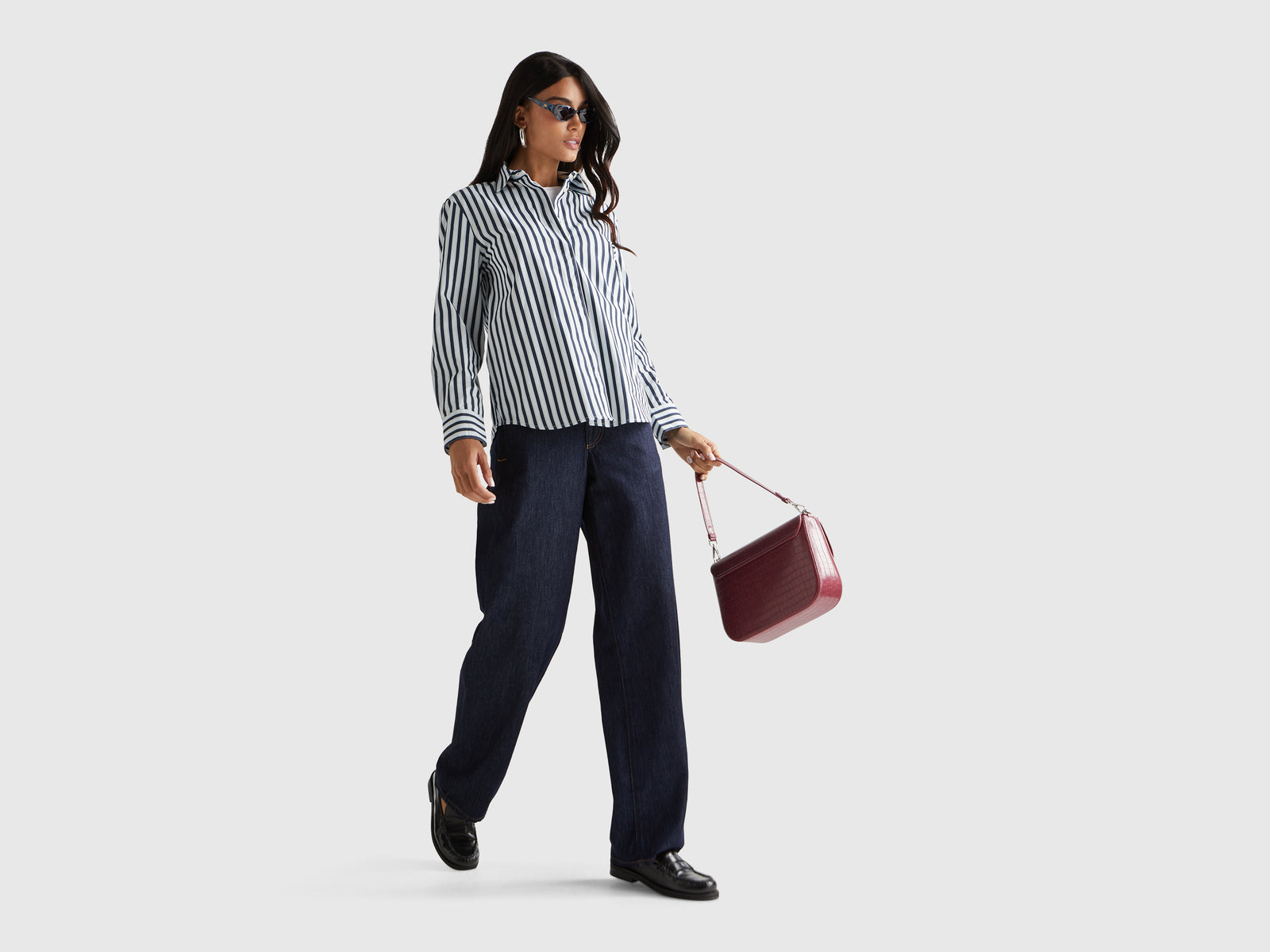 Straight leg jeans