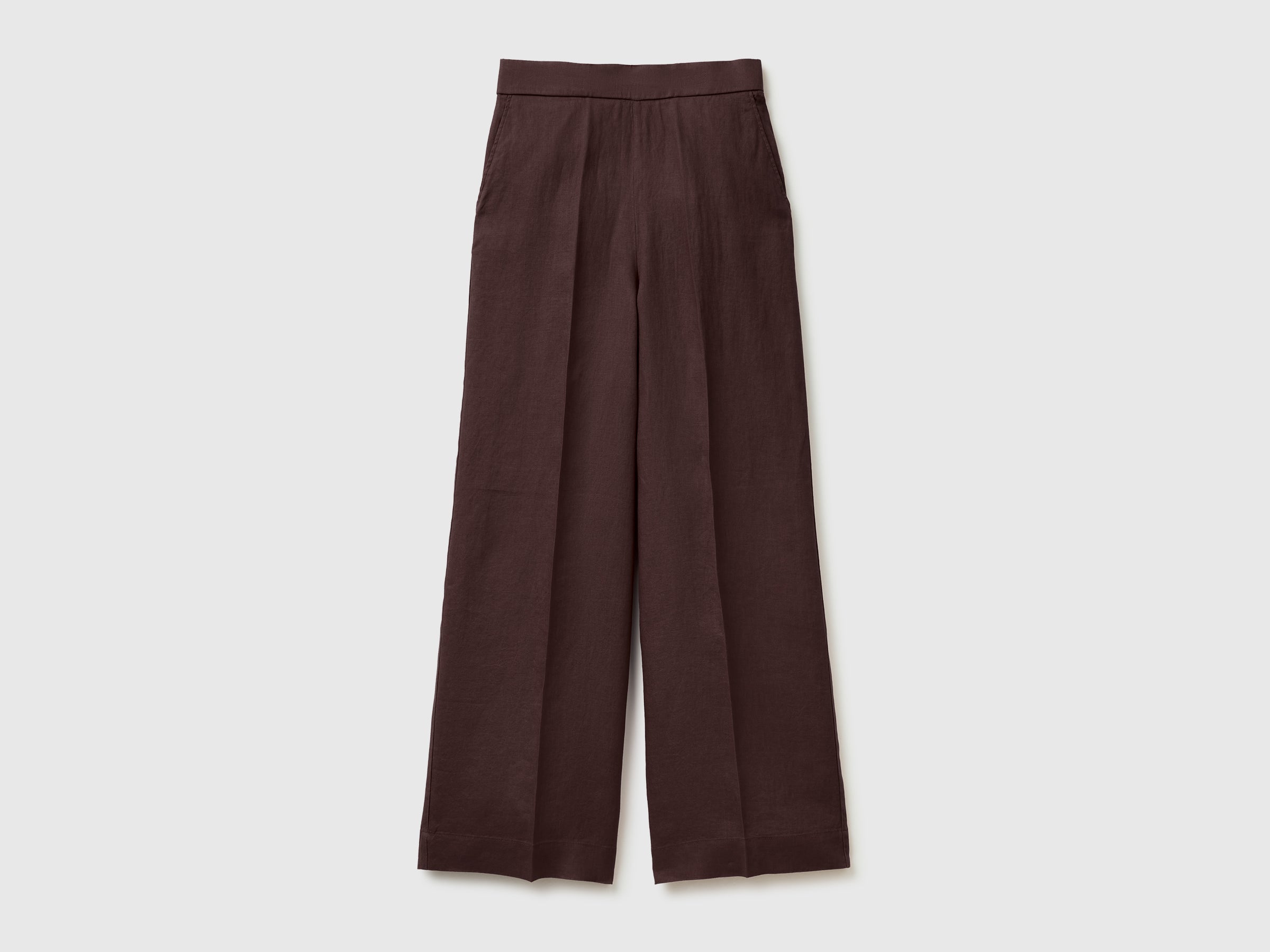 Palazzo trousers in pure linen - ucb_image_FS