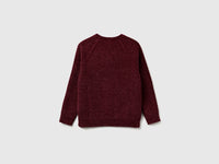 T-shirt de gola redonda em chenille - ucb_image_BS