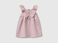 Linen blend dress with ruffles - ucb_image_BS