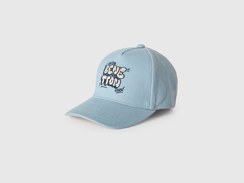 Light blue baseball cap with logo embroidery - ucb_image_FS