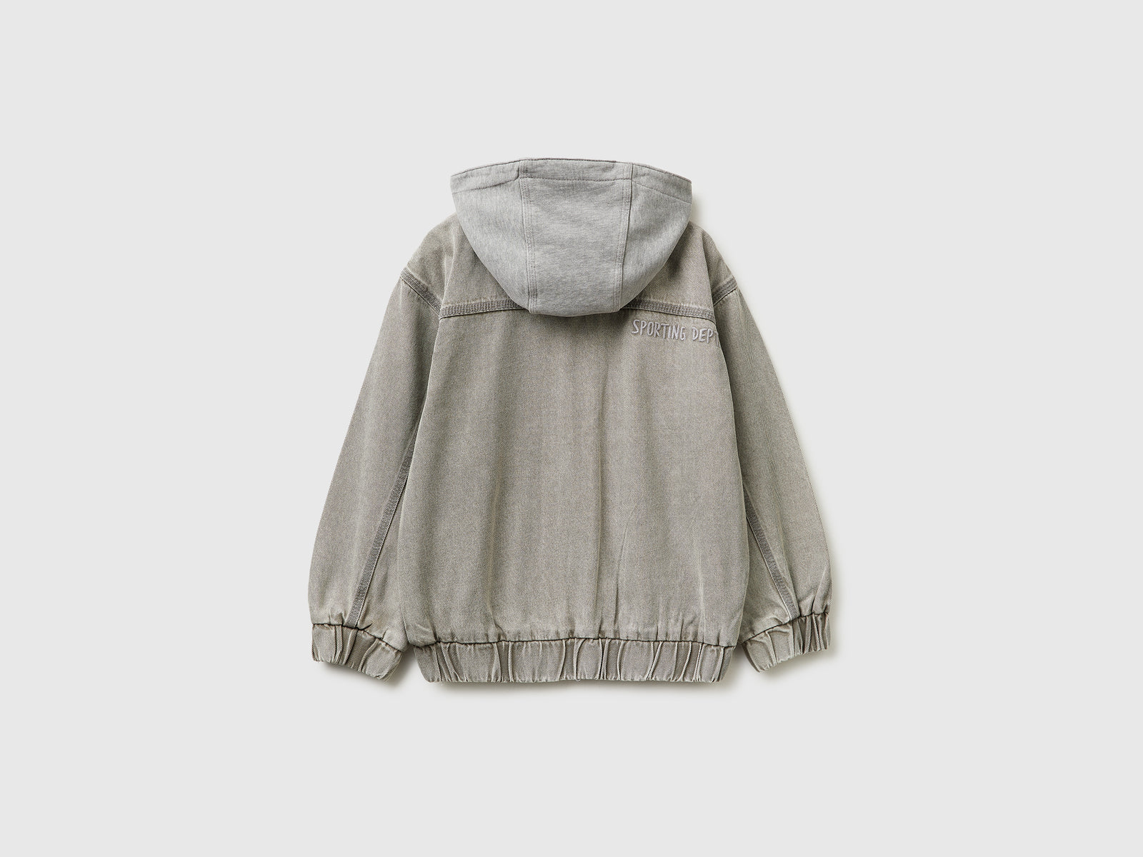 Denim bomber jacket with fleece hood - ucb_image_BS