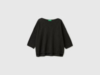 Boxy fit linen blend sweater - ucb_image_FS