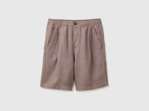 Pure linen Bermuda shorts - ucb_image_FS
