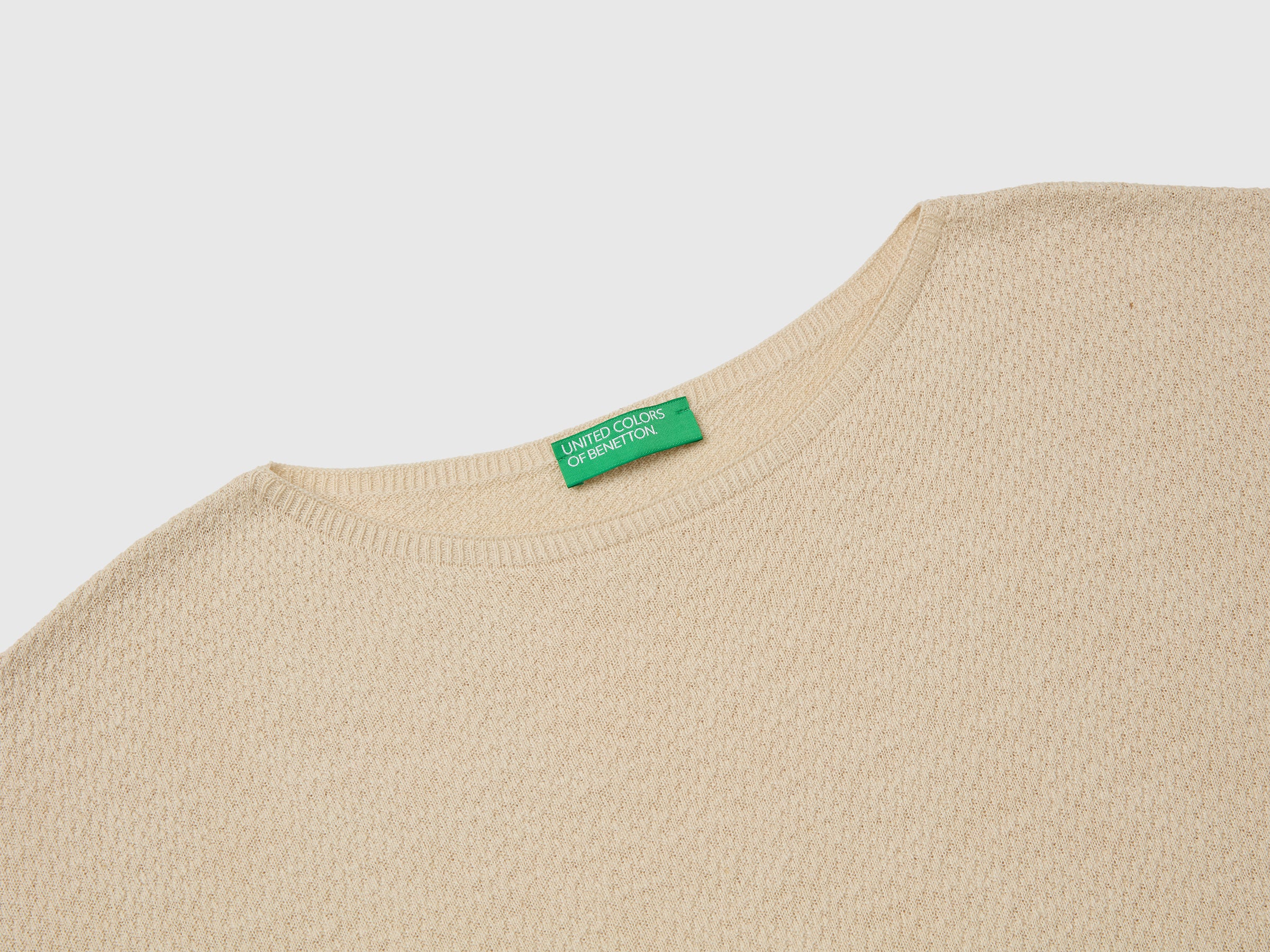 Boxy fit linen blend sweater - ucb_image_DS1