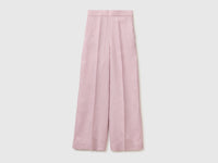 Palazzo trousers in pure linen - ucb_image_FS