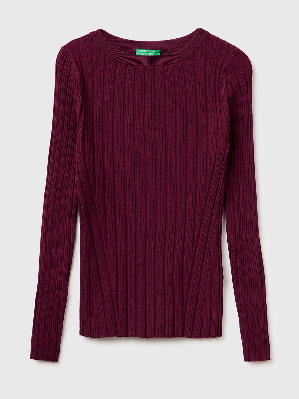 Fitted ribbed sweater - ucb_image_FS